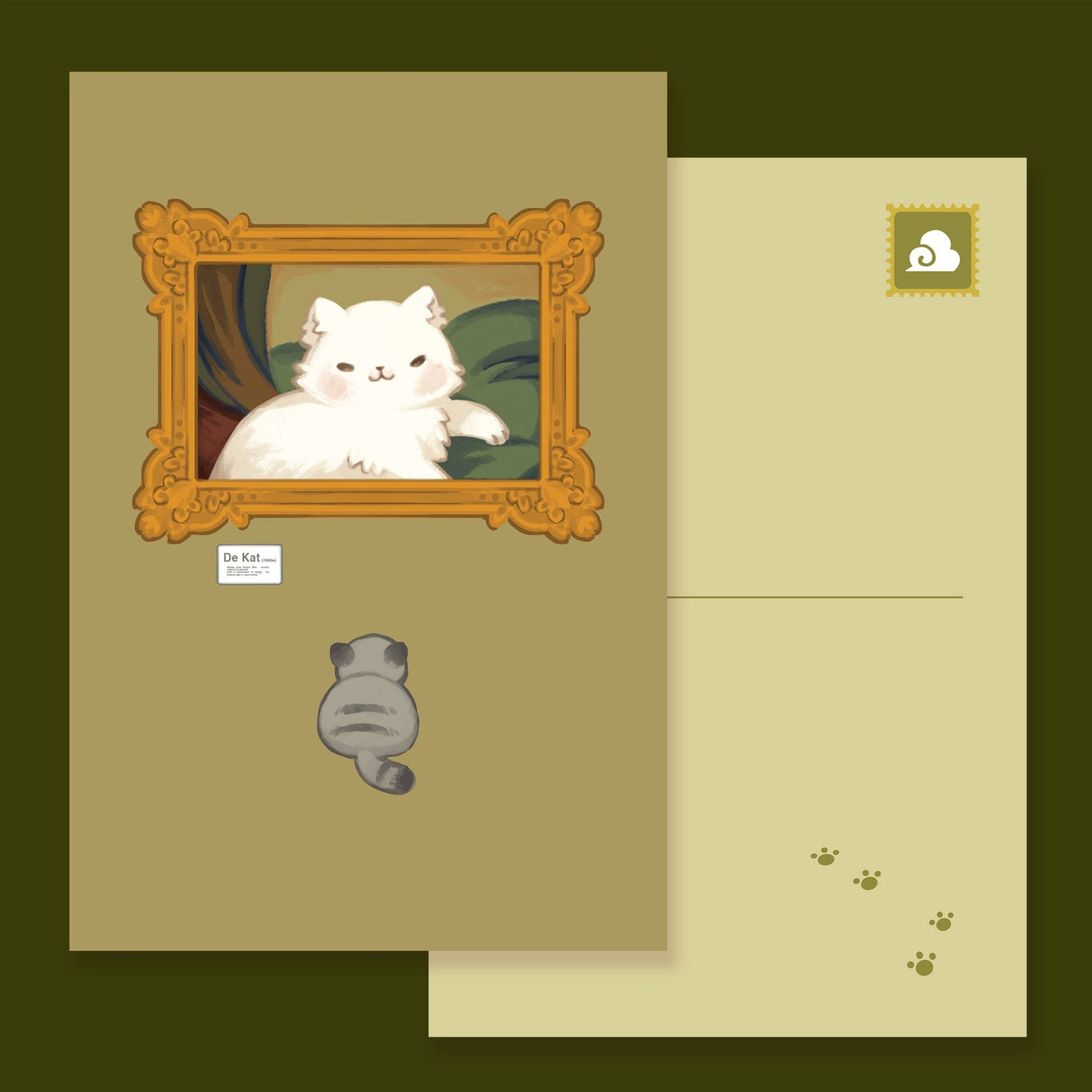 Postcard Meowster Piece