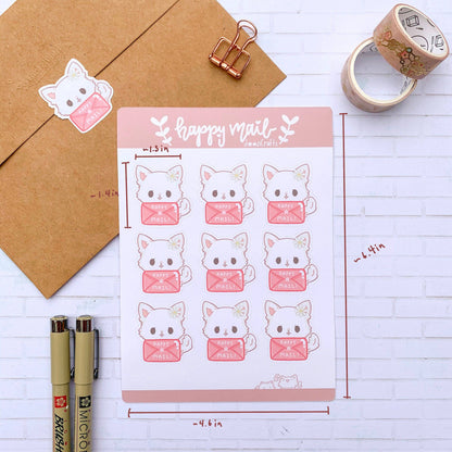 Doozi Happy Mail Sticker Sheet