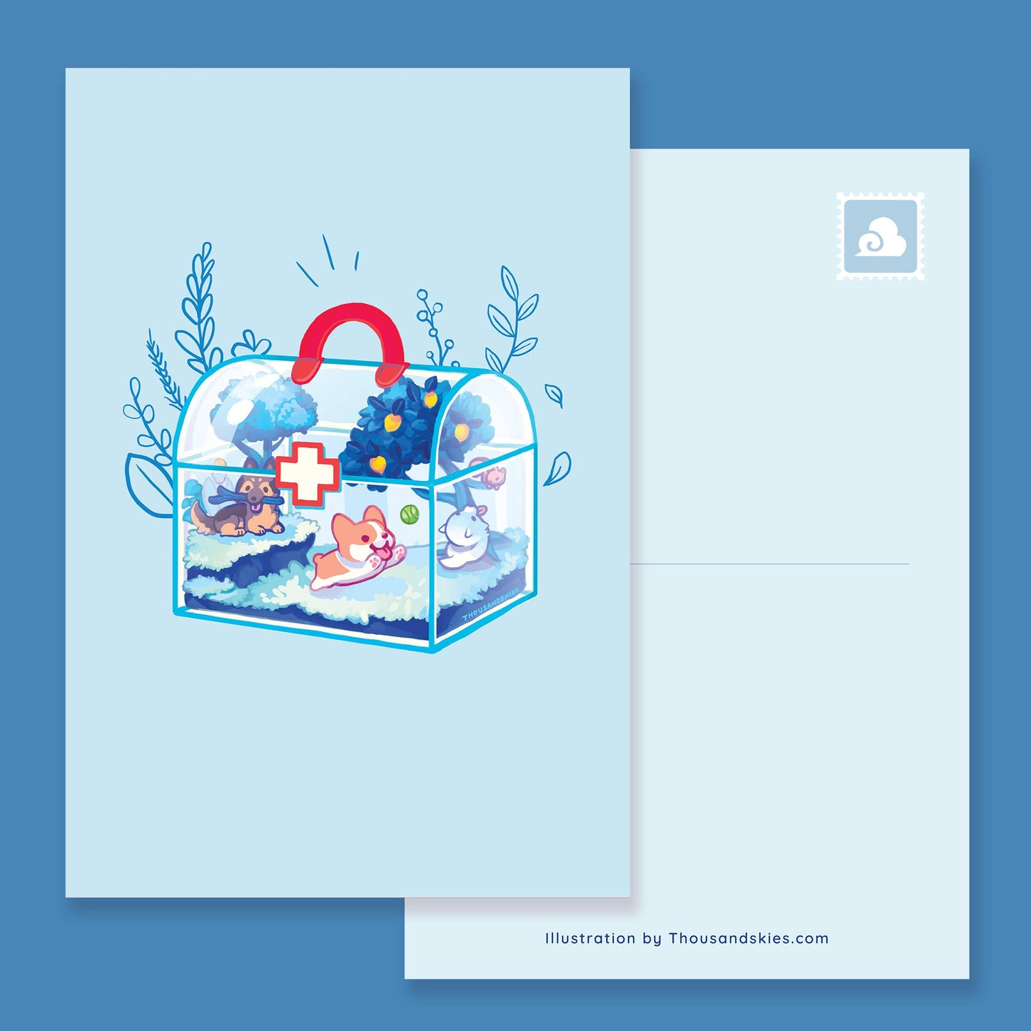 Postcard First Woof Kit