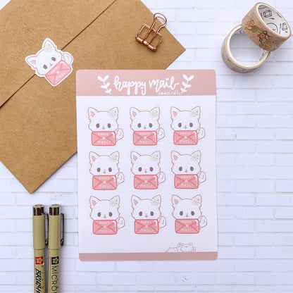 Doozi Happy Mail Sticker Sheet