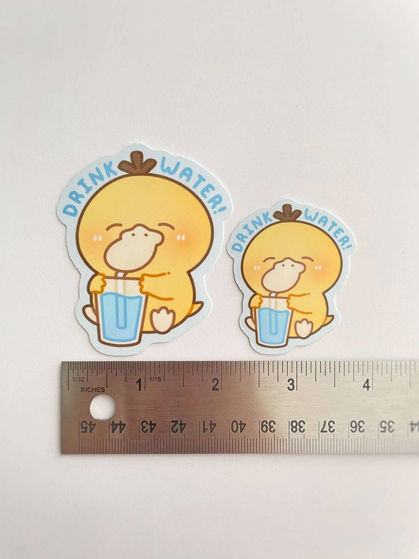 Silly Psyduck Waterproof Stickers: Hehe / Mini