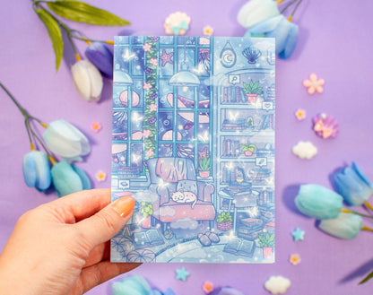 Reading Room Greeting Card